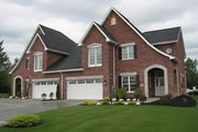 European Style House Plan - 4 Beds 2.5 Baths 4102 Sq/Ft Plan #20-1352 Exterior 