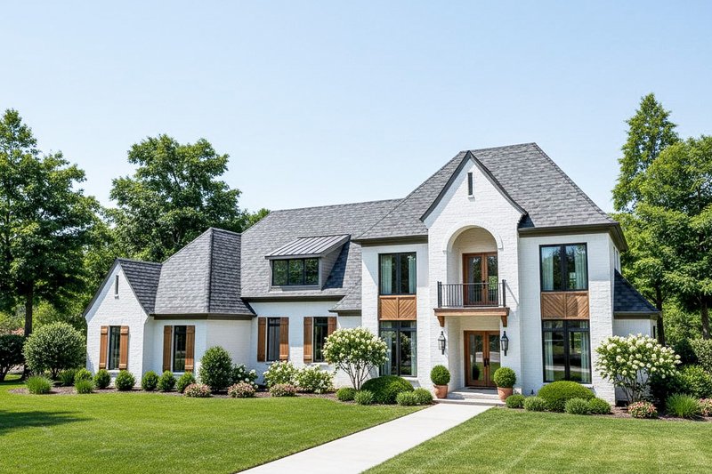 House Design - Traditional Exterior - Front Elevation Plan #1081-48