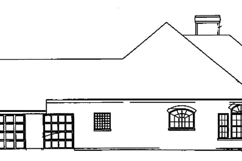 Home Plan - Exterior - Other Elevation for Mediterranean House Plan #472-81 - 3 bed, 2.5 bath