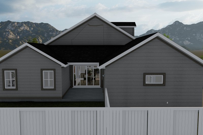 House Plan Design - Exterior - Other Elevation 1 for Craftsman House Plan #1060-70 - 5 bed, 2.5 bath
