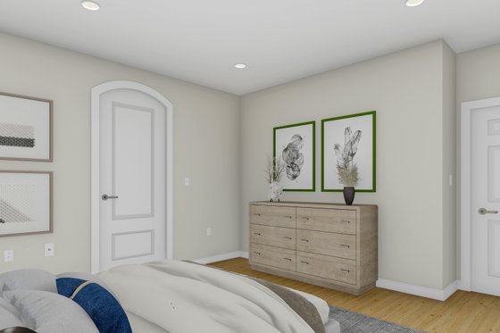 Interior - Master Bedroom 2 for Traditional House Plan #1060-151 - 2 bed, 2.5 bath