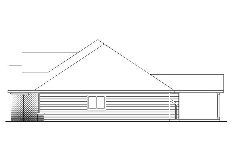Home Plan - Exterior - Other Elevation 1 for Traditional House Plan #124-570 - 3 bed, 2.5 bath