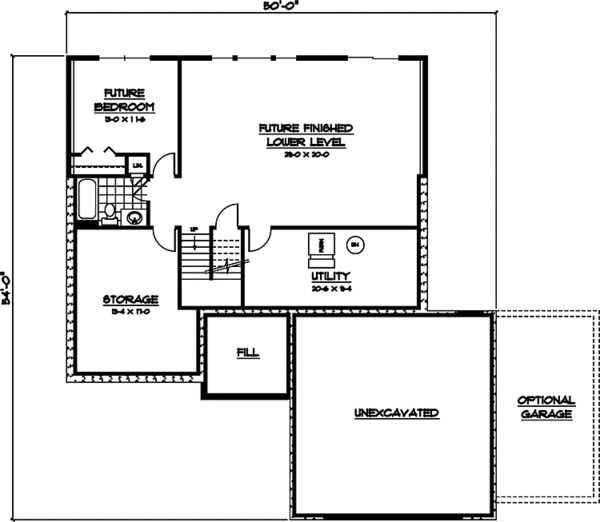 House Plan Design - Craftsman Floor Plan - Upper Floor Plan #51-592