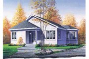 Victorian Style House Plan - 2 Beds 1 Baths 998 Sq/Ft Plan #23-2359 