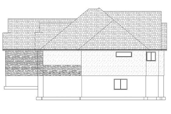 Exterior - Other Elevation 1 for Ranch House Plan #1060-26 - 5 bed, 3.5 bath
