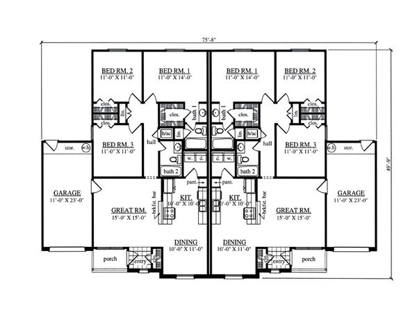 Traditional Floor Plan - Main Floor Plan #42-378