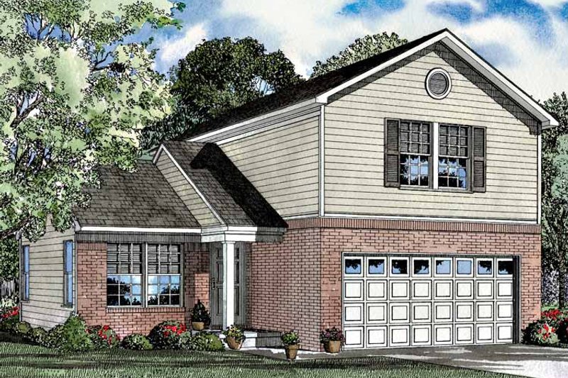 Home Plan - Exterior - Front Elevation 3 for Colonial House Plan #17-3041 - 3 bed, 2.5 bath