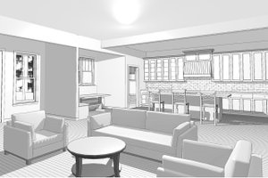 Interior - Kitchen for Craftsman House Plan #461-40 - 6 bed, 5 bath