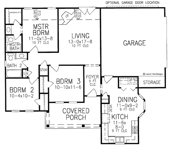 House Blueprint - Country Floor Plan - Main Floor Plan #952-228