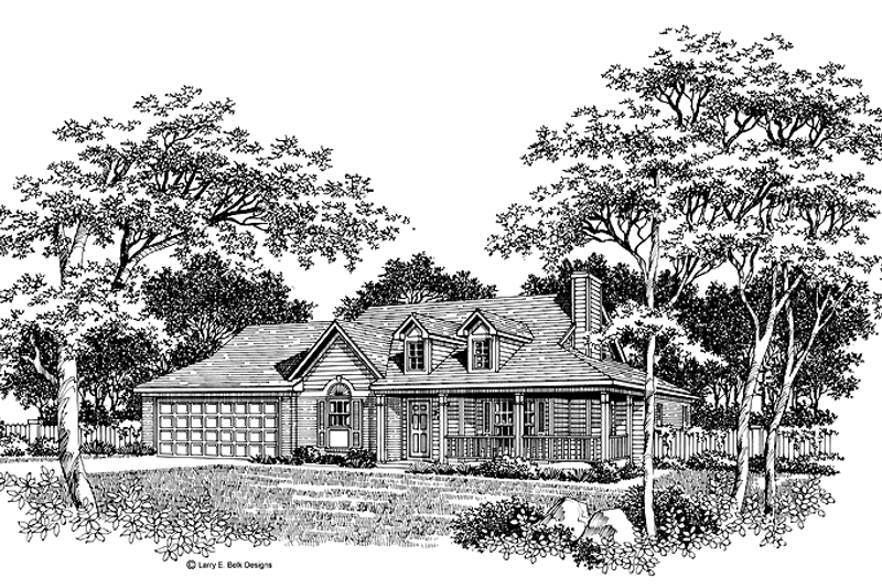 House Design - Country Exterior - Front Elevation Plan #952-167