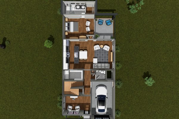 Dream House Plan - Floor Plan - Main Floor 1 for Cottage House Plan #513-2451 - 4 bed, 2.5 bath