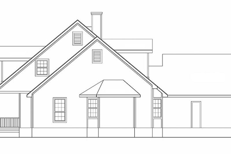 Home Plan - Exterior - Other Elevation for Country House Plan #472-246 - 5 bed, 3.5 bath