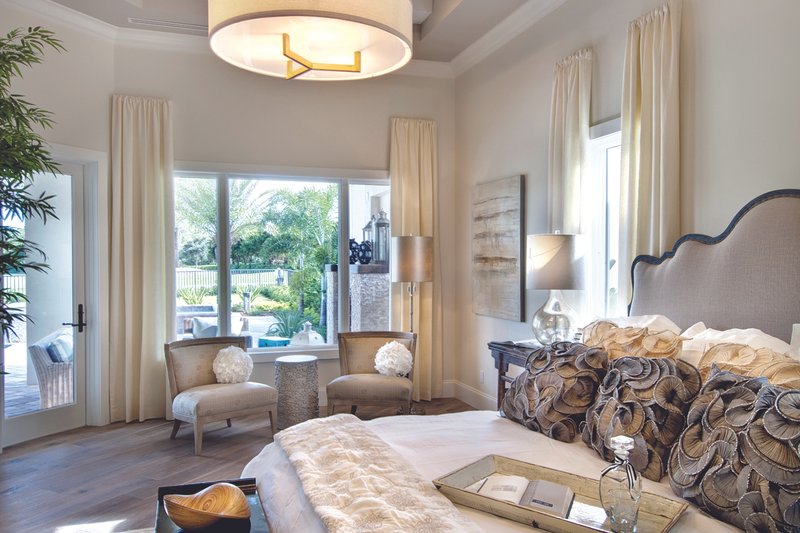 House Plan Design - Interior - Master Bedroom for Mediterranean House Plan #930-444 - 3 bed, 3.5 bath