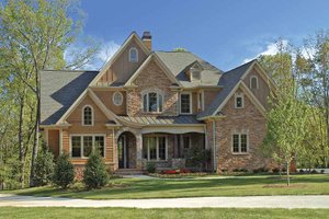 Architectural House Design - European Exterior - Front Elevation Plan #54-277