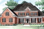 Traditional Style House Plan - 5 Beds 4.5 Baths 4066 Sq/Ft Plan #1054-15 