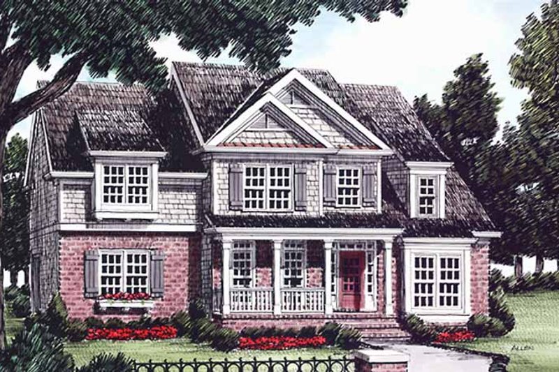 Home Plan - Country Exterior - Front Elevation Plan #927-631