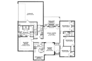 Ranch Style House Plan - 4 Beds 2 Baths 1863 Sq/Ft Plan #17-3175 