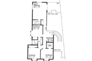 Mediterranean Style House Plan - 5 Beds 3.5 Baths 3168 Sq/Ft Plan #72-910 Floor 