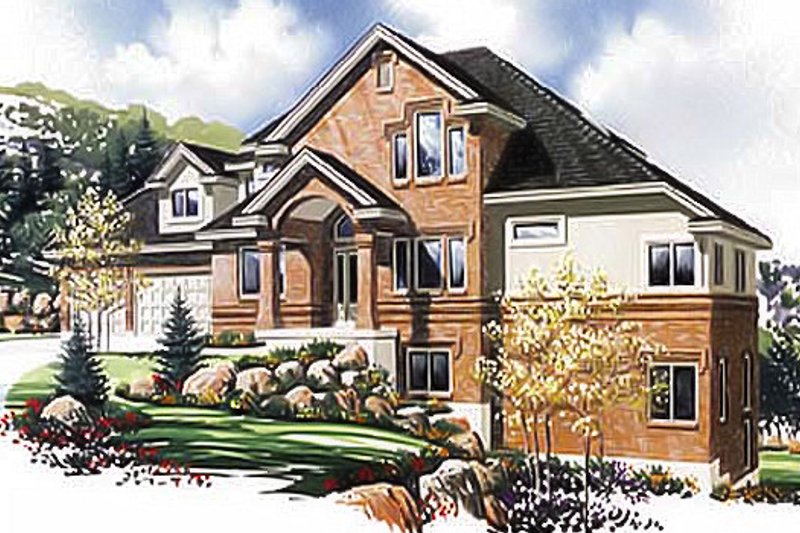 Dream House Plan - Traditional Exterior - Front Elevation Plan #5-470