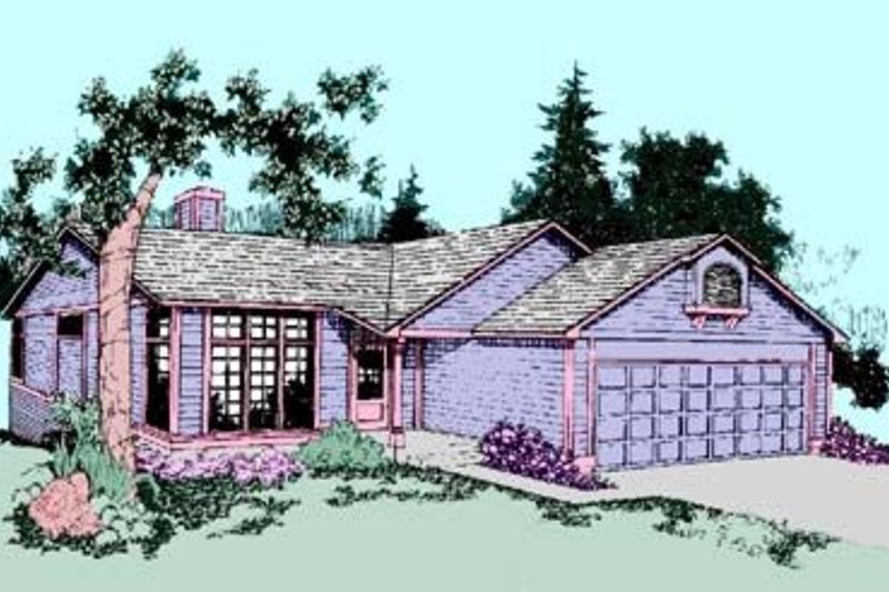 Traditional Style House Plan - 3 Beds 2.5 Baths 1914 Sq/Ft Plan #60-361