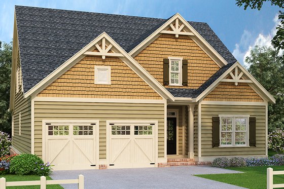 Exterior - Front Elevation 3 for Traditional House Plan #927-971 - 4 bed, 3 bath