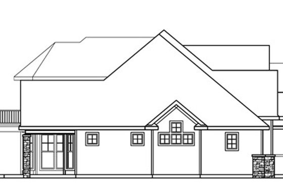 Exterior - Other Elevation for European House Plan #124-722 - 3 bed, 2.5 bath