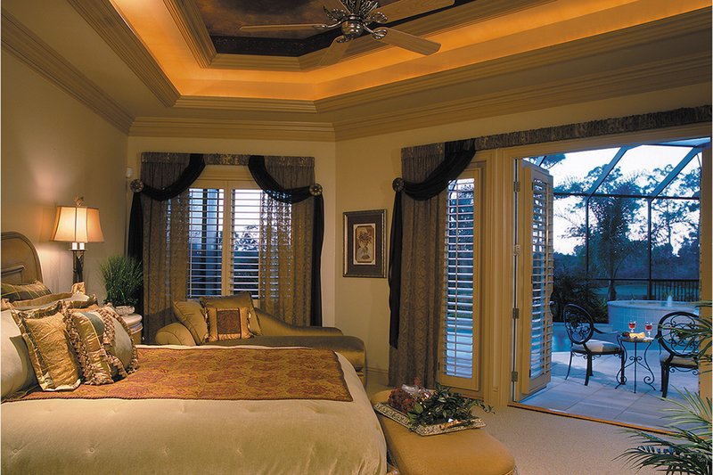 Home Plan - Interior - Master Bedroom for Mediterranean House Plan #930-491 - 3 bed, 4 bath