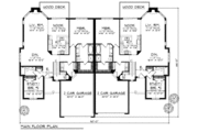 Traditional Style House Plan - 4 Beds 4 Baths 5524 Sq/Ft Plan #70-749 