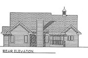 Traditional Style House Plan - 3 Beds 2 Baths 1600 Sq/Ft Plan #70-155 