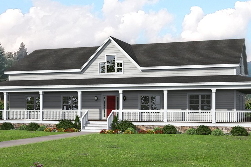 Dream House Plan - Traditional Exterior - Front Elevation Plan #932-336