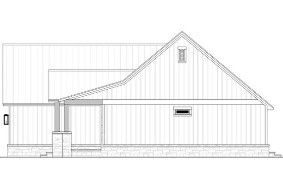 Exterior - Other Elevation 1 for Farmhouse House Plan #430-356 - 3 bed, 2.5 bath