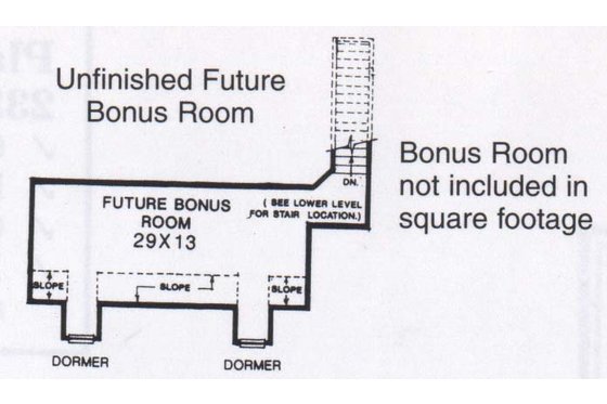 Floor Plan - Upper Floor for Traditional House Plan #310-829 - 3 bed, 2.5 bath