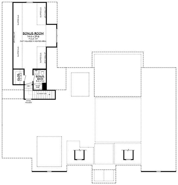 Farmhouse Floor Plan - Main Floor Plan #430-408