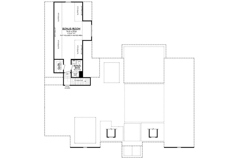 Dream House Plan - Floor Plan - Main Floor 1 for Farmhouse House Plan #430-408 - 3 bed, 3.5 bath