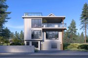 Contemporary Style House Plan - 5 Beds 4 Baths 4144 Sq/Ft Plan #1066-100 