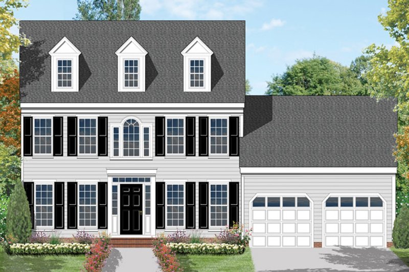 Dream House Plan - Classical Exterior - Front Elevation Plan #1053-8