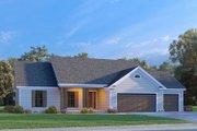 Ranch Style House Plan - 3 Beds 2 Baths 1632 Sq/Ft Plan #923-282 