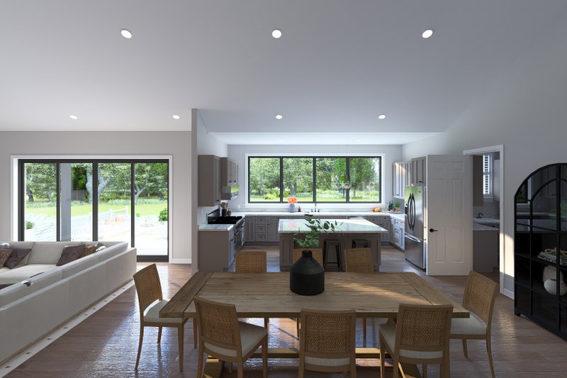 Dream House Plan - Interior - Dining Room for Farmhouse House Plan #1060-426 - 2 bed, 3.5 bath