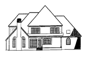 Traditional Style House Plan - 5 Beds 4.5 Baths 4461 Sq/Ft Plan #17-3126 