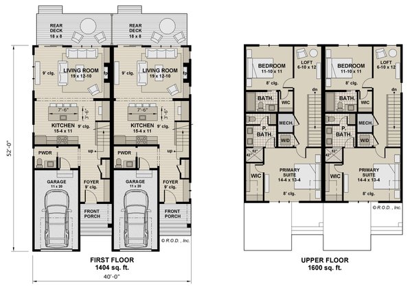 House Design - Modern Floor Plan - Main Floor Plan #51-1320