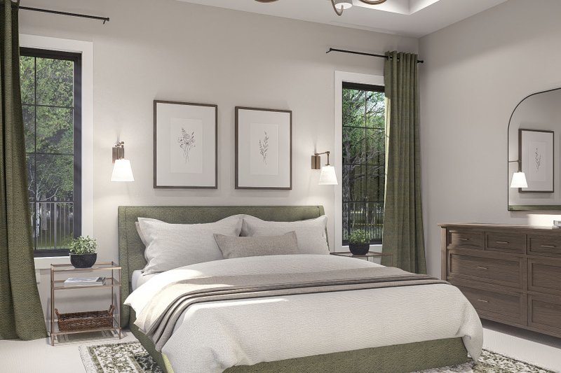 Architectural House Design - Interior - Master Bedroom for Cottage House Plan #455-778 - 3 bed, 2.5 bath
