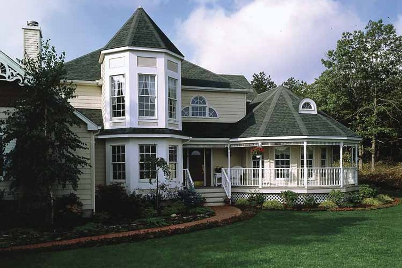 Home Plan - Exterior - Front Elevation 6 for Victorian House Plan #314-188 - 4 bed, 3 bath