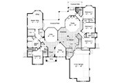 Traditional Style House Plan - 5 Beds 5 Baths 3723 Sq/Ft Plan #417-404 