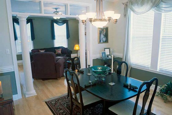 Interior - Dining Room for Classical House Plan #17-2665 - 3 bed, 3 bath
