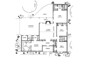 Southern Style House Plan - 3 Beds 2 Baths 1592 Sq/Ft Plan #36-273 