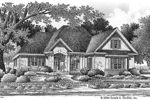 Ranch Exterior - Front Elevation Plan #929-603