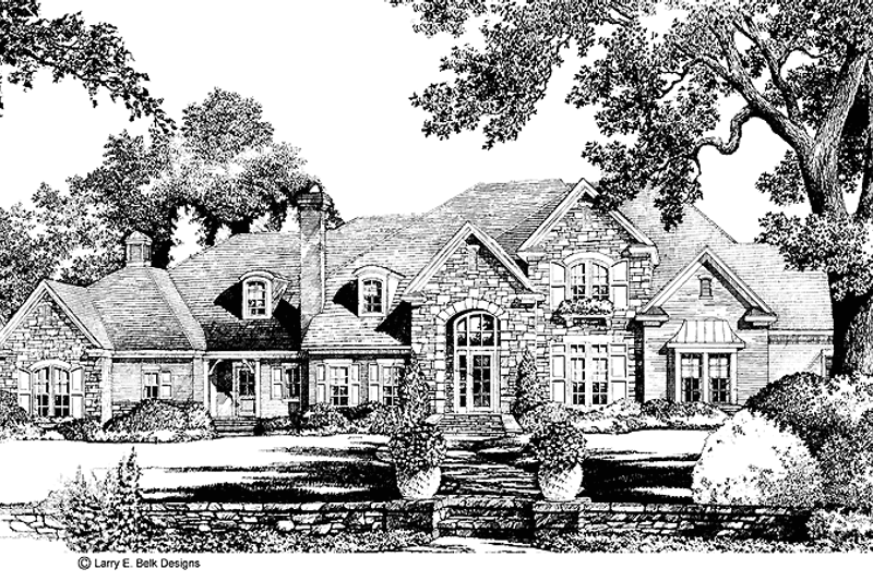 House Design - Country Exterior - Front Elevation Plan #952-274