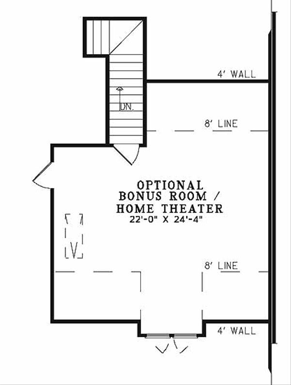 Home Plan - Country Floor Plan - Other Floor Plan #17-2651