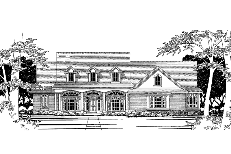 Home Plan - Country Exterior - Front Elevation Plan #472-244
