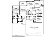 Ranch Style House Plan - 3 Beds 2.5 Baths 2264 Sq/Ft Plan #70-1423 